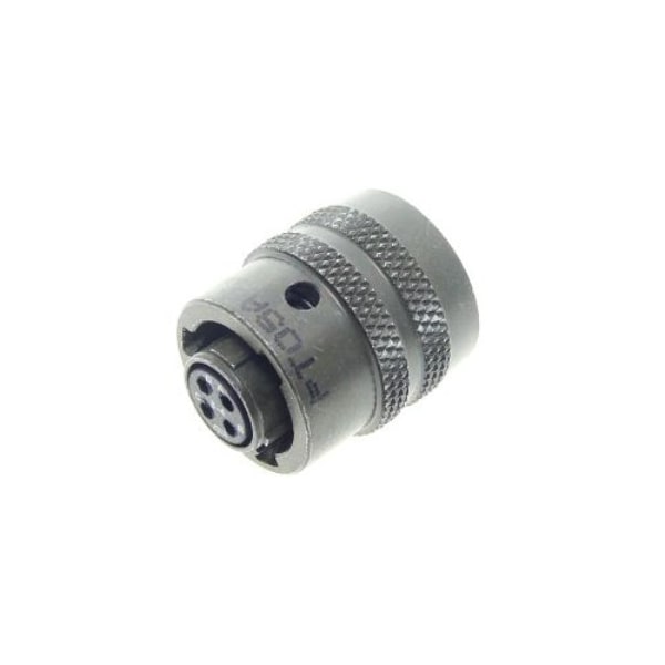Amphenol Pin & Sleeve Plug, 13 A, 600V AC, 4 Pole, Screw Terminals Wire Connection Type PT05A84S - main